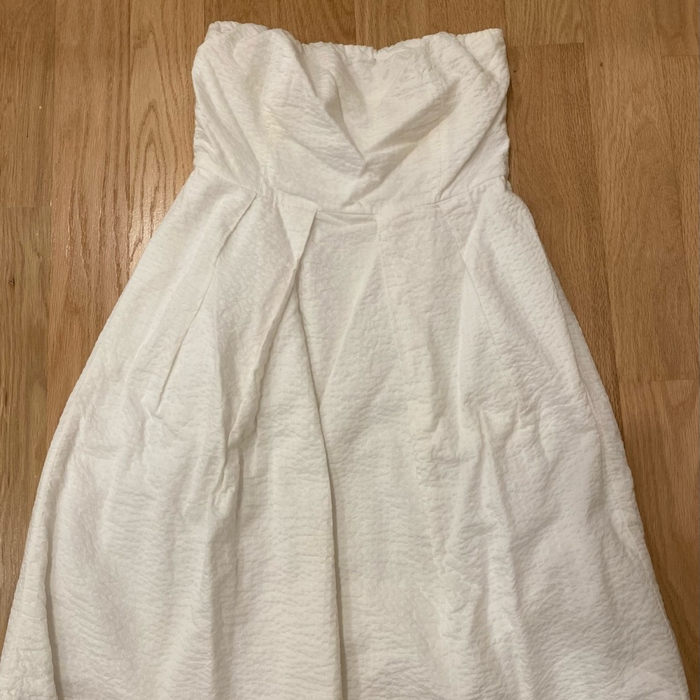 Strapless Cotton Dress